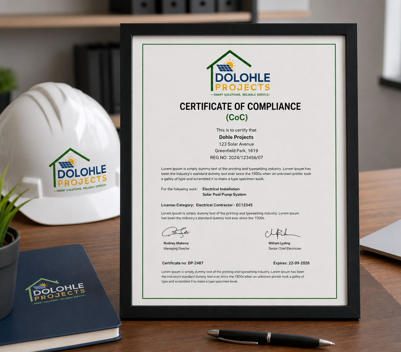 Inspection & CoC issued